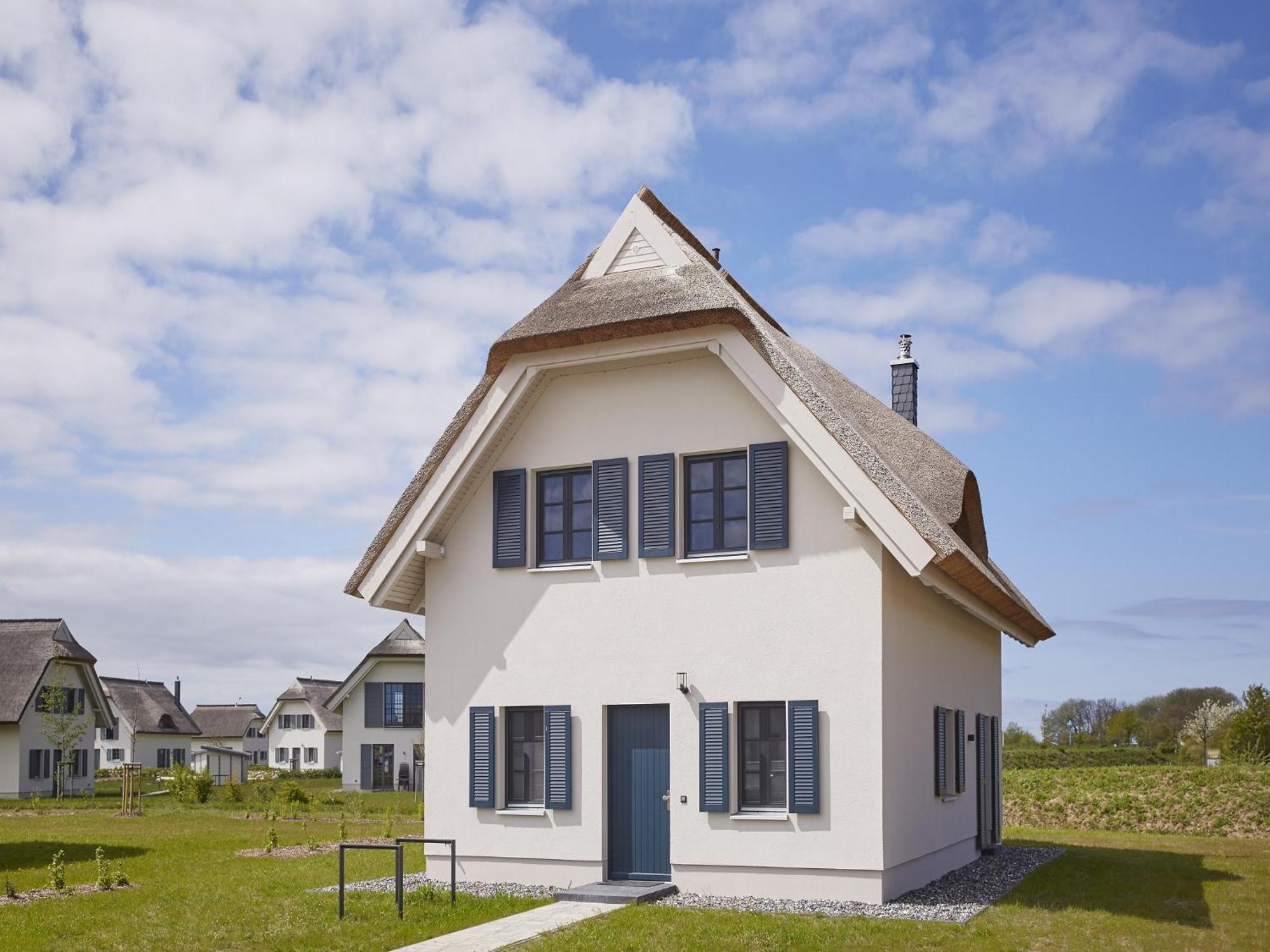 Reetland Am Meer - Premium Reetdachvilla Mit 3 Schlafzimmern, Sauna, Kamin Und Massagesessel F05 Дранске Екстер'єр фото