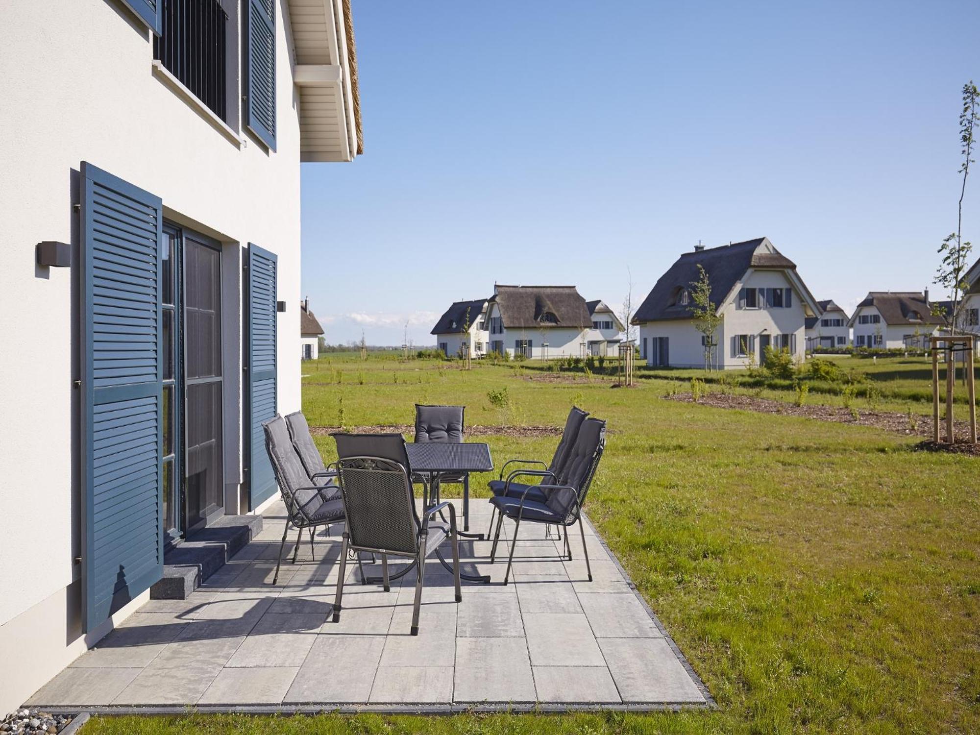 Reetland Am Meer - Premium Reetdachvilla Mit 3 Schlafzimmern, Sauna, Kamin Und Massagesessel F05 Дранске Екстер'єр фото